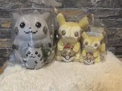 はじまりのピカチュウ・30周年ピカチュウ ぬいぐるみ＆マスコット 合計4点