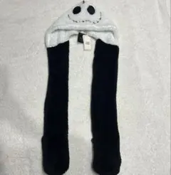 セール⭐︎ディズニー　ナイトメア　ジャック　フード付きマフラー　手袋　帽子　未使用