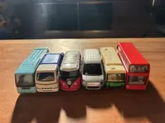 ミニカー 6台セット バス・バン・トラック　まとめ売り