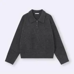 GU パフニットポロシャツ
