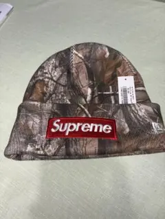 【タグ付】SupremeNewEraBoxLogoBeanieRealTree