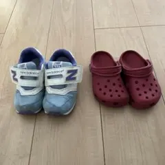 New Balance スニーカー16cmとCrocs 15cm セット