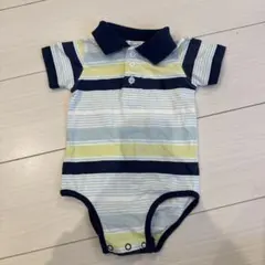 Penguin ストライプロンパース 3ヶ月〜