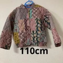 パッチワーク風 キルティングジャケット　zara110cmのサムネイル