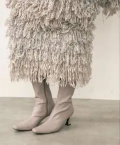 J1U by LA BELLE ETUDE カラーストレッチショートブーツ M