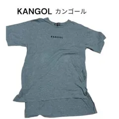 KANGOLKIDSカンゴールキッズ グレー Tシャツ160cm袖にワンポイント