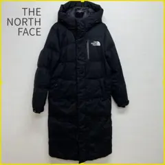《美品》ザノースフェイス ロングダウンコート メンズ ブラック 85 (XS)