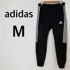 adidas アディダス トラックパンツ 【M】ジャージ 三本ライン 裾ジップ