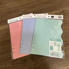 新品未使用　セリア　カスタムノート　リフィル　シール台紙　3点