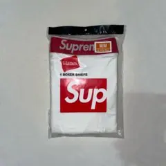 新品 白 1枚 SUPREME ボクサーパンツ Mサイズ