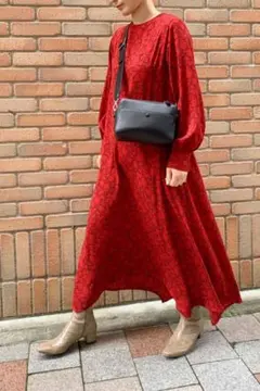 美品 ミューズ ドゥ ドゥーズィエムクラス 上質 麻 ロング カフタン