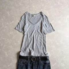 y2k archive v-neck s/s tee grunge お兄系