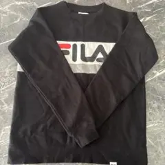FILA 黒 スウェット トレーナー