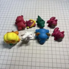 たべっ子どうぶつ　フィギュア　カプセルトイ　ライオン　うさぎ