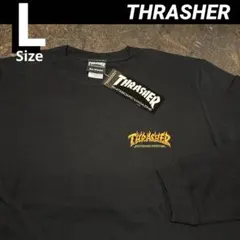 THRASHER フレイムロゴメンズ 長袖カットソーLサイズ