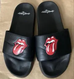 The Rolling Stone ブラック スライドサンダル GU スライダーのサムネイル
