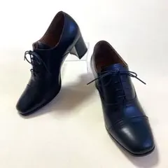 【美品】マッキントッシュロンドン レースアップシューズ 黒 24.5cm 日本製のサムネイル