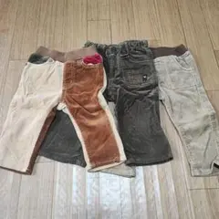 【ダブルビー　DOUBLE.B】 パンツ3点セット　80センチ