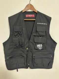 FOR HIDE AND SEEK H.S. フィッシングベスト ブラック
