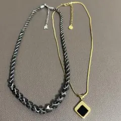 ネックレス　レトロ　ヴィンテージ　2本セット