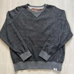 ポールスミス 裏起毛 スウェット マルチストライプ チャコール杢