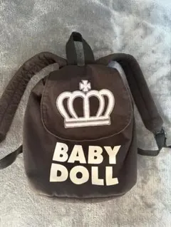 BABY DOLL 黒いリュック 王冠モチーフのサムネイル