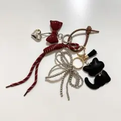 新品　一点もの　キーホルダー　バッグチャーム 猫　キャット　ねこ　cat 限定