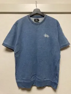 Stussy 半袖スウェット インディゴブルー Lのサムネイル