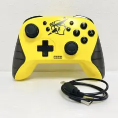 HORI ワイヤレスコントローラー ピカチュウ COOL ホリコン イエロー