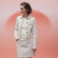 CC　エルメスデニムジャケット 38 シェーヌダンクル　23SS新作 CC エルメスデニムジャケット 38 シェーヌダンクル 23SS新作 CC