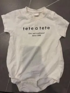 tete a tete ホワイトロンパース