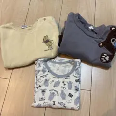 【まとめ売り】長袖９０サイズ　３点