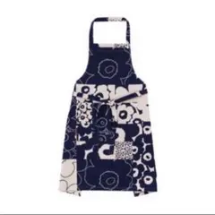 ▶︎新品未使用　マリメッコ　marimekko エプロン　ムスタタンマ◀︎ 新品未使用 未開封 マリメッコ marimekko エプロン ムスタタンマ
