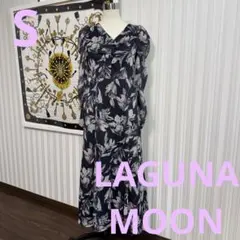 LAGUNAMOON ニュアンスフラワーワンピース　NB ラグナムーン