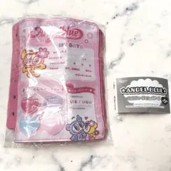 エンジェルブルー　プロフィール帳風ポーチ　ピンク