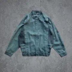 90s 00s archive zip short shirt blouson