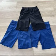 ユニクロ　ハーフパンツ　120 3枚セット