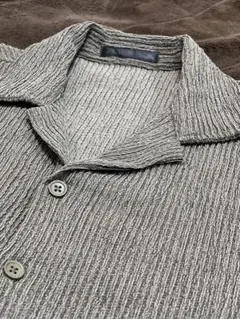 ZARA グレー ショートスリーブ ポロシャツ M