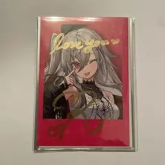 ホロライブ 響咲リオナ hololive ブロマイド カード 直筆 サイン入り