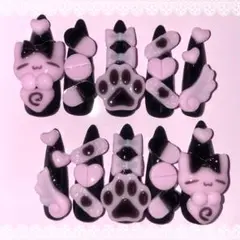 【地雷 量産型 ネイルチップ】♡現品♡