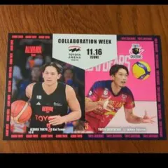 東京グレートベアーズ アルバルク東京 コラボ ポストカード