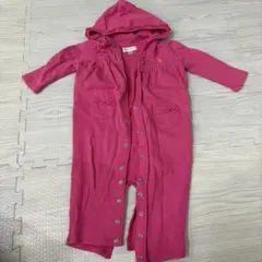 Ralph Lauren フード付きロンパース ピンク