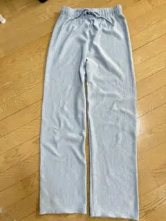 冷感素材　サラサラ　ワイドパンツ　ガウチョパンツ　股下長め　高身長　１０分丈