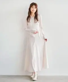 ドロスト ロングワンピース