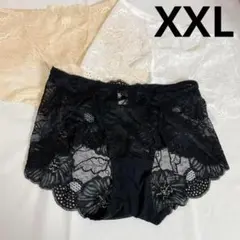 XXL　白　黒　ベージュ 3枚セット 大人 レース ショーツ 新品未使用　大きいのサムネイル