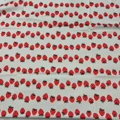 イチゴ柄生地