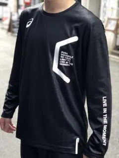 asics アシックス 吸汗速乾 ドライ 長袖 ロング Tシャツ