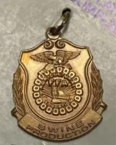 ビンテージ FFAカレッジネックレス 古着 バイカー ロカビリー