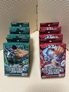 ワンピースカードゲーム スタートデッキ赤ルフ イ緑ゾロ6個セット