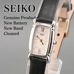 稼働 SEIKO CREDOR 新品電池 新品ベルト クォーツ 腕時計のサムネイル